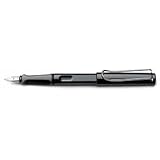 Lamy Safari Fountain Pen Shiny Black Extra Fine