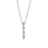 14k White Gold Diamond Pendant (I-J/SI, 1 ct. tw.)