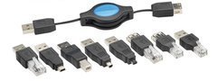 ednet USB Retractable Travel Kit Preisvergleich