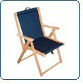 Highlands Deck Chair - Atlantic Blue