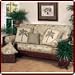 Palm Tree Futon Cover Set - 3 Piece