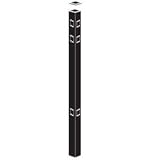 Authentic Aluminum 48 In. Aluminum Fence End/gate Post (1-pack) Authentic Aluminum 48 In. Aluminum Fence End/gate Post (1-pack)