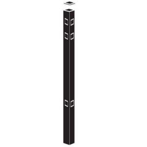 Authentic Aluminum 54 In. Aluminum Fence Line Post (4-pack)
