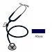 Deluxe Dual Head Stethoscope (UNICEF edition) by MDF Instruments Direct, Abyss - 1 Ea