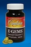 UPC 088395003448 product image for Carlson Laboratories - E-Gems Atural Vitamin E), 400 IU, 90 softgels | upcitemdb.com