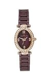 Anne Klein Ceramic Bracelet Brown Dial Women's Watch #9704RGBN