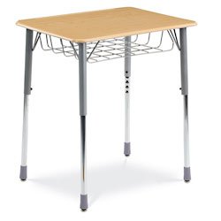Virco Inc. Zuma Student Desk With Book Basket (20 x 26) (Set of 2)