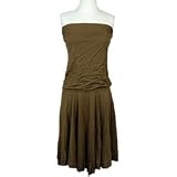 Three Dots Bandeau Dress W/Back Tie