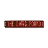 Steel Street Sign: THE DAWG POUND