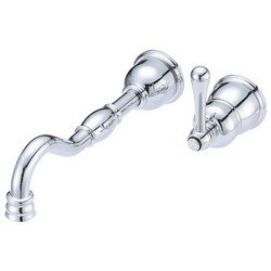 Danze D216557 Opulence Single-Handle Wall Mount Lavatory Faucet, Chrome On Sale