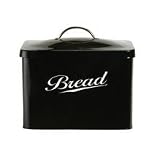  Streamline  Black Bread Bin - Garden Trading
