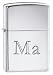 Genuine Zippo windproof lighter packaged in a black plastic gift box with the famous Zippo lifetime guarantee.