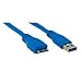 Ativa(R) Micro USB 3.0 Cable, Blue
