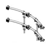 IOP 9169-D-3 ArcView Two-Tier for 6 flat panels