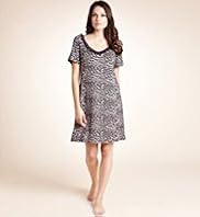 Per Una Animal Print Frill Minishirt
