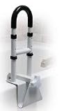 Review Drive Medical  / Clamp on Tub Rail - White, Adjustable Height