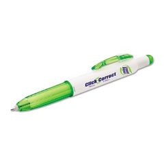 Correction Pen, Retractable, Fine Point, White Gel (1 EA, 0.03 lbs.)