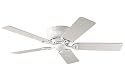 Hunter 20803 Low Profile III 52-Inch Ceiling Fan with 5-Blades, White