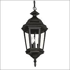 Kenroy Home 16315BL Estate 3-Light Hanging Lantern, Black by Kenroy Home
