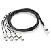 HP Mini SAS Cable 4x1 External 2m