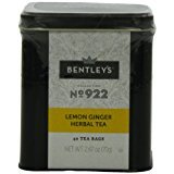 Bentley's Harmony Collection Tin, Lemon Ginger Herbal, 40 Count