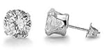 Surgical Stainless Steel Clear Cz Stu...