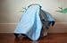 Carseat Canopy (Noa) Baby Infant Car Seat Cover W/attachment Straps and Minky Fabric