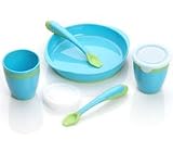 Playgro Easy Grip Feeding Set Blue/Green