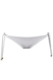 Vitamin A White Shimmer Tie Side Hipster Bottom