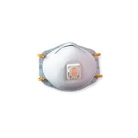3M 8211 Filter Mask 10pk N95, Valve, Faceseal, Noseclip