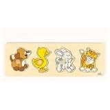 Eigenschaften GoKi / Steckpuzzle Hund, Ente, ?