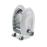 Deluxe Mobile CPU Stand, Padded, Adjustable Width, 12-1/2x6x12, Gray KTKCS270G