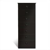 Prepac 7 Drawer Lingerie Chest - Black