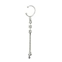 Dangler Belly Clip Sterling Silver with Jewels Non-Piercing