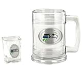 NFL Mug and Shot Glass Set - Seattle Seahawks - B00019PJII