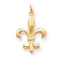 14k Fleur de Lis Charm