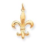 14k Fleur de Lis Charm