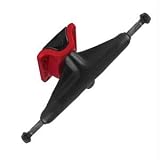 Tensor Slider Magnesium Lo (Set of 2) Skateboard Trucks - 5.0 Inch - Black Hanger / Red Base