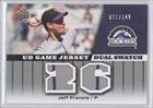2009 Upper Deck UD Game Jersey Dual #GJJF - Jeff Francis/149