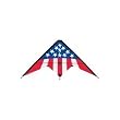 GALA STARS & STRIPES NYLON STUNT KITE 56" X 28"