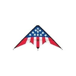 GALA STARS & STRIPES NYLON STUNT KITE 56" X 28"
