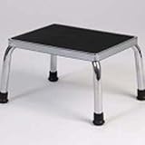Step Stool With Black Rubber Mat