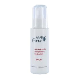100% Pure Cosmetics - Organic Pomegranate Antioxidant Hydration Spf 20, 2 fl oz lotion