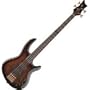 Dean Edge Pro 5 String Bass Guitar Transparent Black