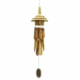 Outdoor Living : Woodstock Bamboo Birdhouse Windchime, Large