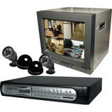 14 Color Quad Observation System With DVR And 4 Cameras