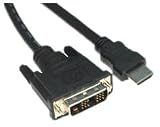 Max Value HDMI 19 Pin Male to Single Link DVI-D Male, 5 Mtrs, Black