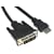 Max Value HDMI 19 Pin Male to Single Link DVI-D Male, 5 Mtrs, Black