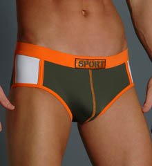 sport swimsuit, Pistol Pete Sport Swimsuit Brief (BF36278)