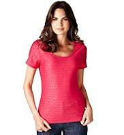 Per Una Ditsy Floral Textured Ripple Top